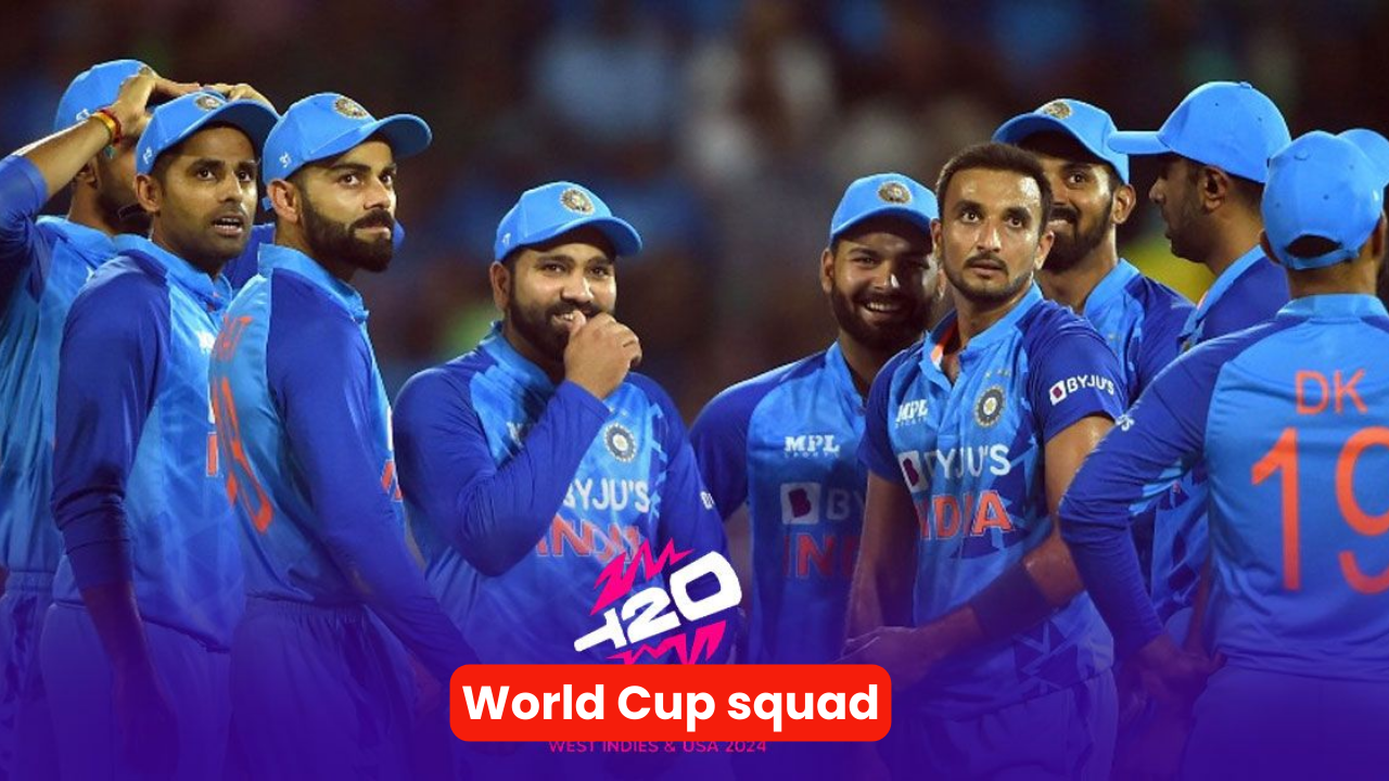 Indias T20 World Cup squad
